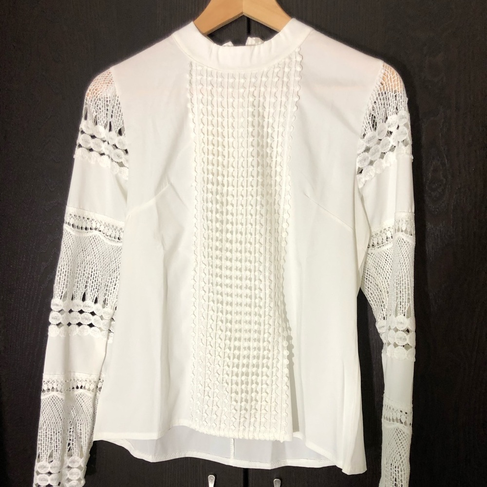 Eyelet shirt